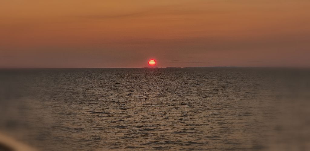 Sonnenuntergang im Sankt-Lorenz-Golf