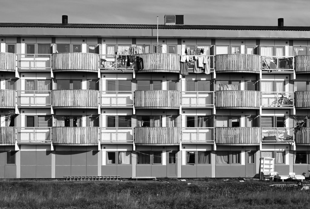 Wohnsilos in Sisimiut