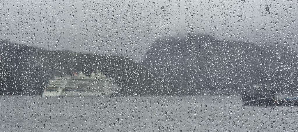 Regen in Woody Point