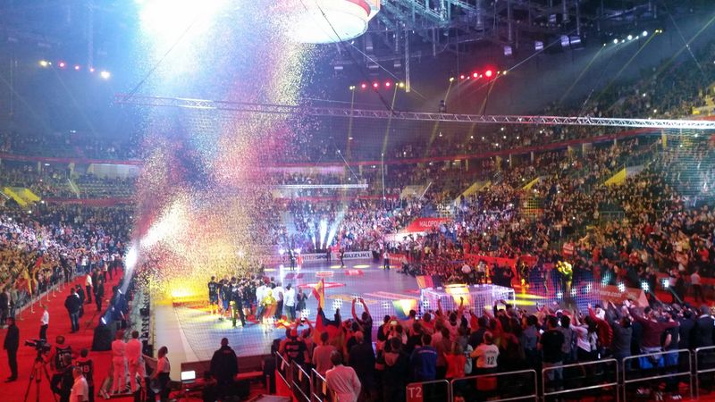 Handball Finale Deutschland gegen Spanien