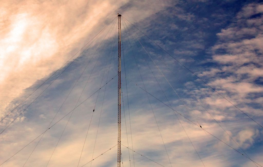 Telekommunikation am Faro Corona auf Chiloé auf Chiloé