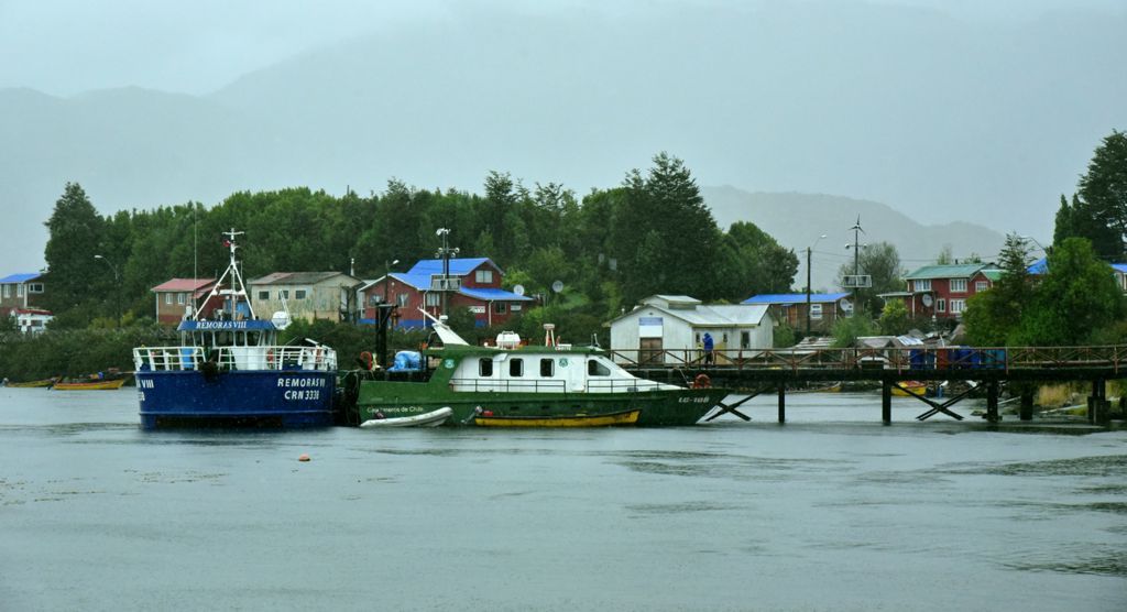 Blick auf Puerto Edén