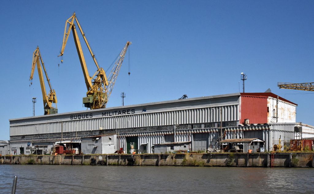Militärische Anlagen am Rio de la Plata