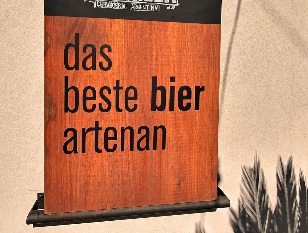 'Das beste bier artenan' in City Bell