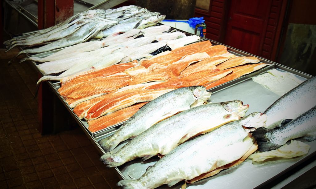 Auf dem Fischmarkt von Angelmó / Puerto Montt