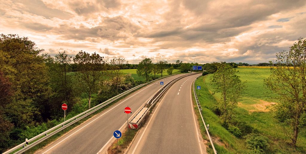 Schlechte Zeiten – Leere Autobahnen