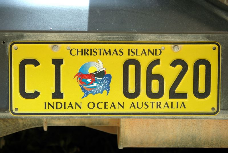 KFZ-Kennzeichen von Christmas Island