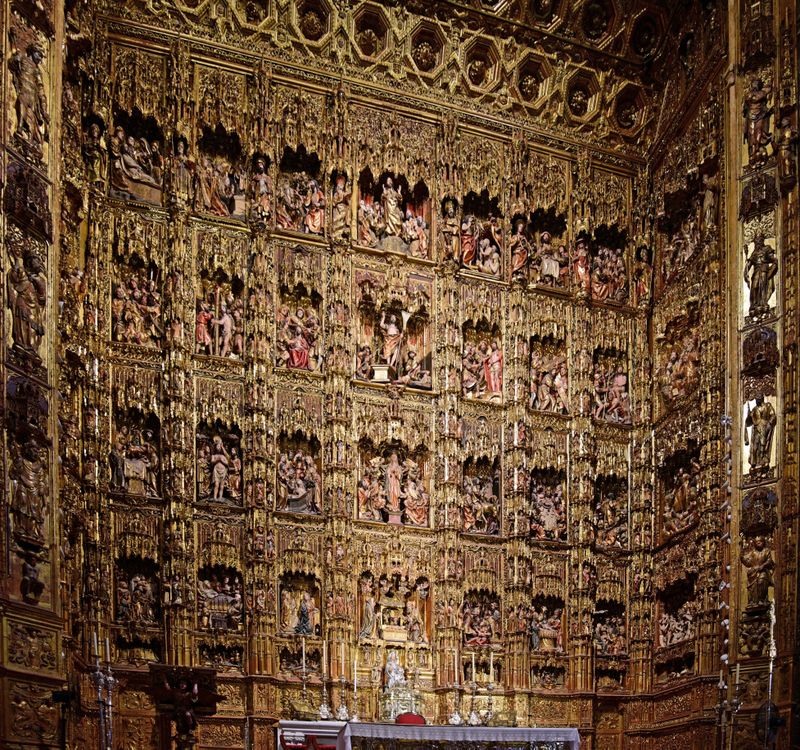 Der Hochaltar in der Kathedrale von Sevilla