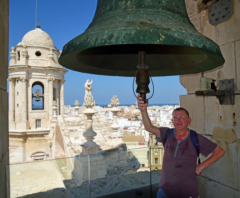 Zinni in der Kathedrale von Cádiz