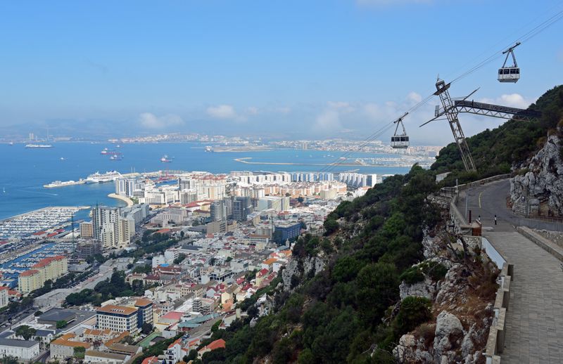 Blick auf Gibraltar