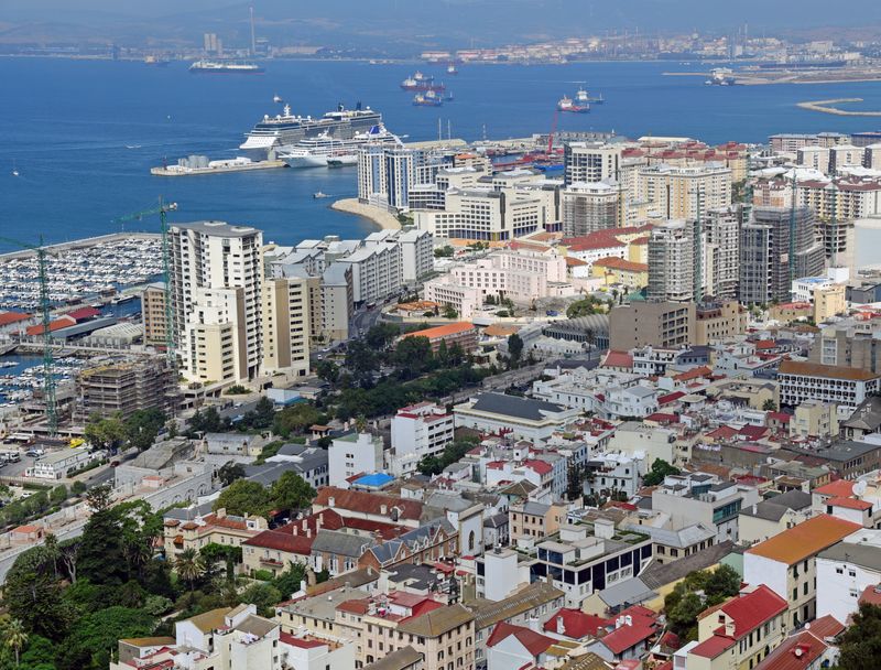 Blick auf Gibraltar