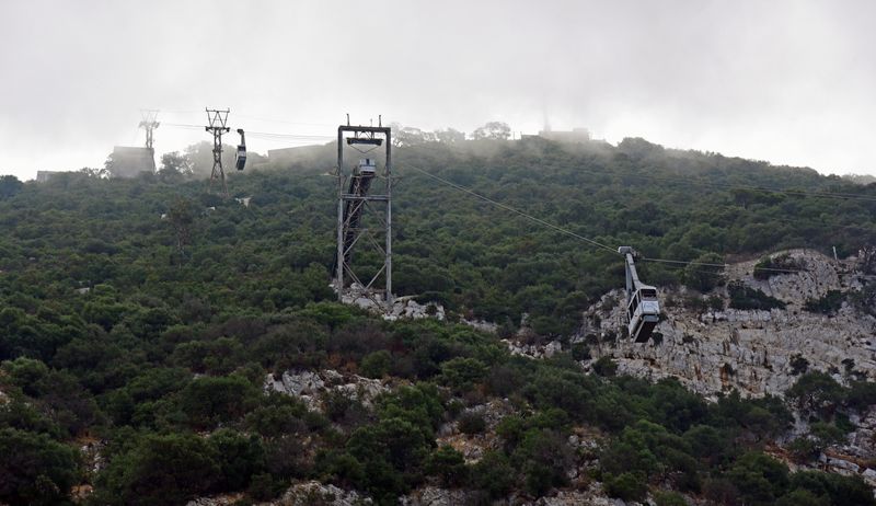 Mit der Seilbahn zum Gipfel von Gibraltar