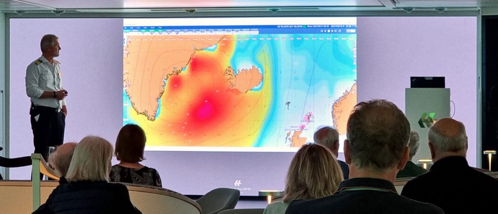 Wetter-Vorhersage auf der MS HANSEATIC nature