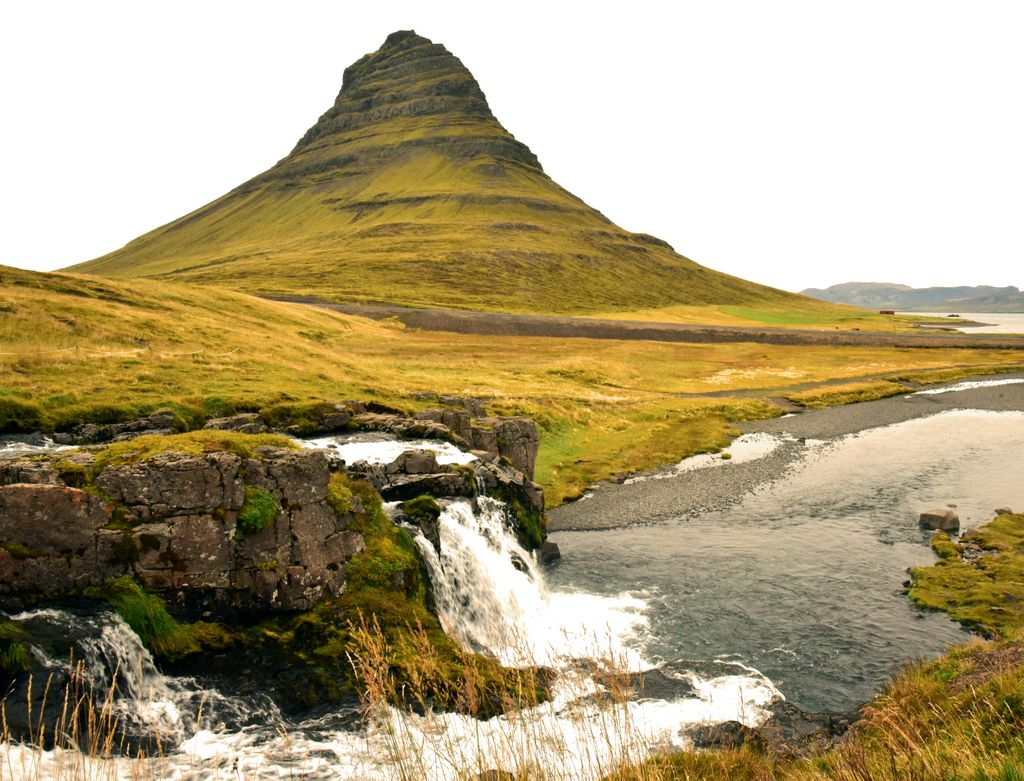 Der Gjaldskylda Wasserfall in Island