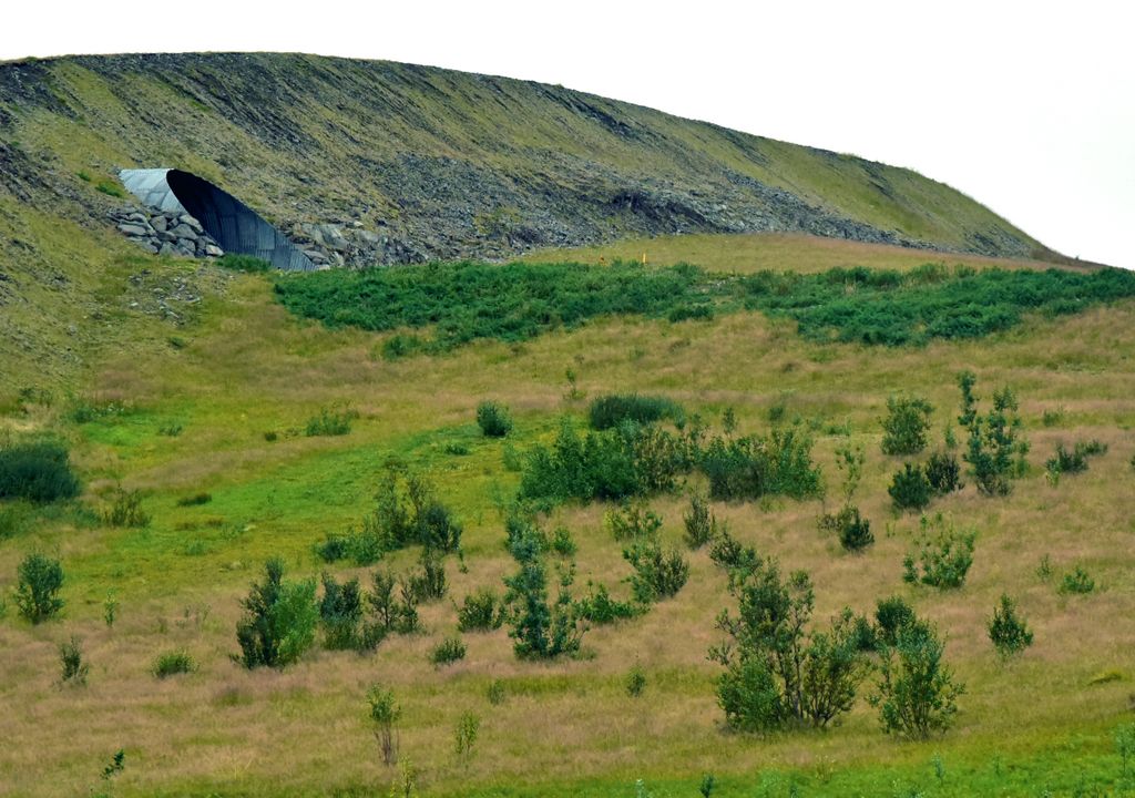 Ein Tunnel in Ísafjörður