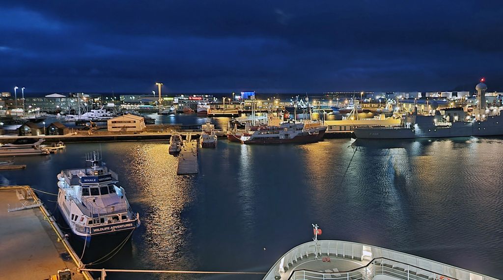 Abendstimmung in Reykjavik