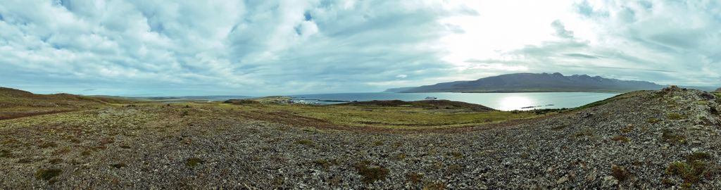 Blick auf Vopnafjörður