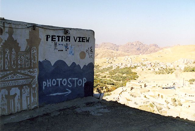 Ankunft in Petra