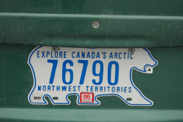 Kennzeichen Northwest Territories