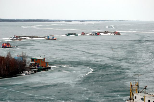 Der gefrorene große Sklavensee