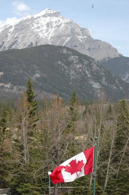 Die Nationalfahne von Kanada