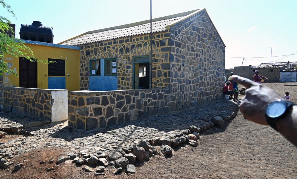 Eine Schule auf Santiago, Kapverden