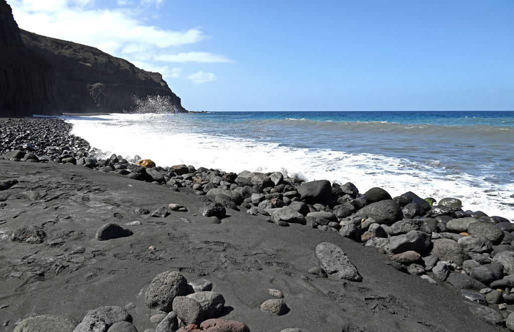 Ein Strand auf Santo Antão, Kapverden
