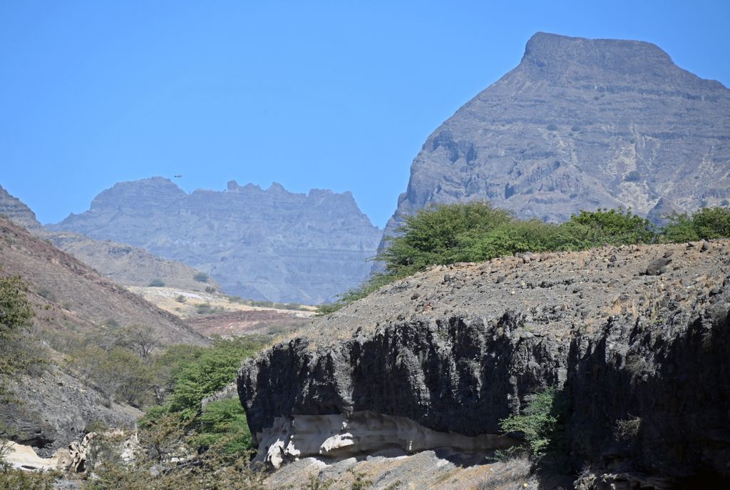 Die Umgebung vom Canyon Ponte Sul auf Santo Antão, Kapverden