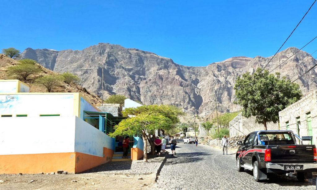 Das Dorf Lagedos auf Santo Antão, Kapverden