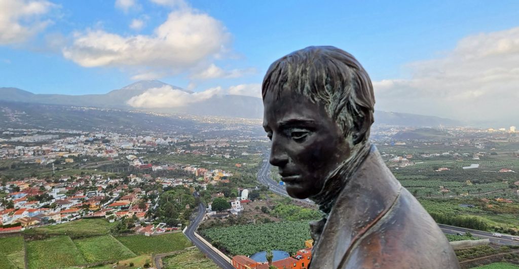 Alexander Humboldt Statue auf Teneriffa