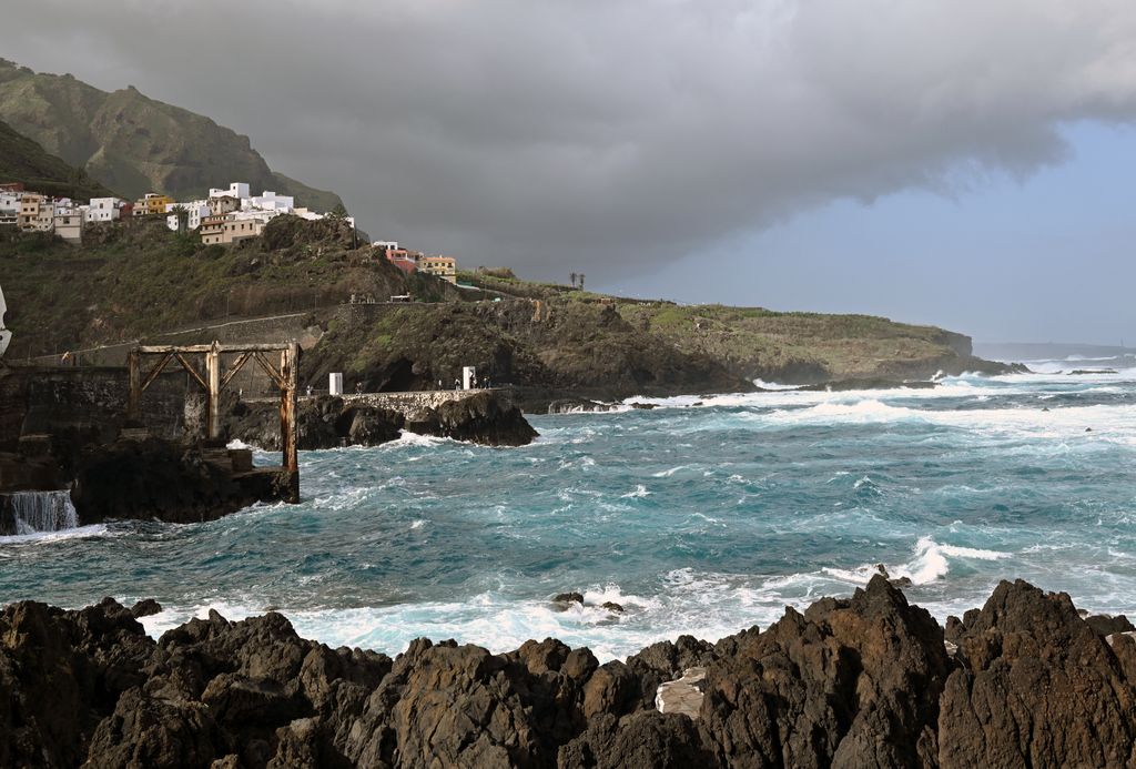 Blick auf Garachico auf Teneriffa