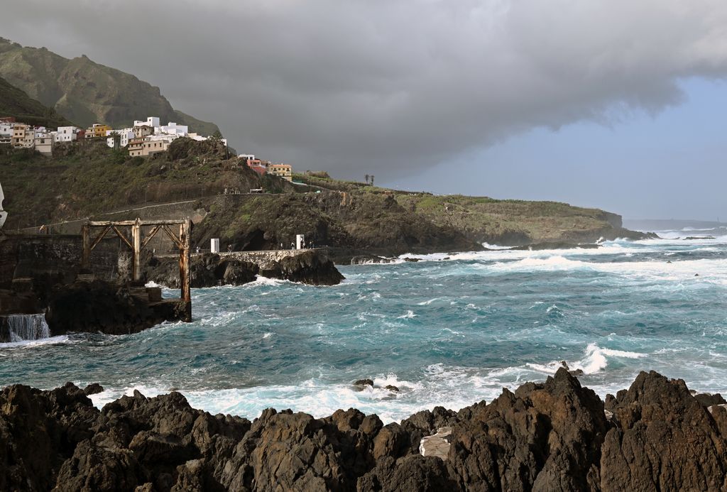 Blick auf Garachico auf Teneriffa