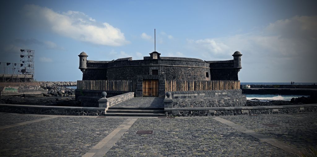 Das Castillo de San Juan Bautista in Santa Cruz de Tenerife auf Teneriffa