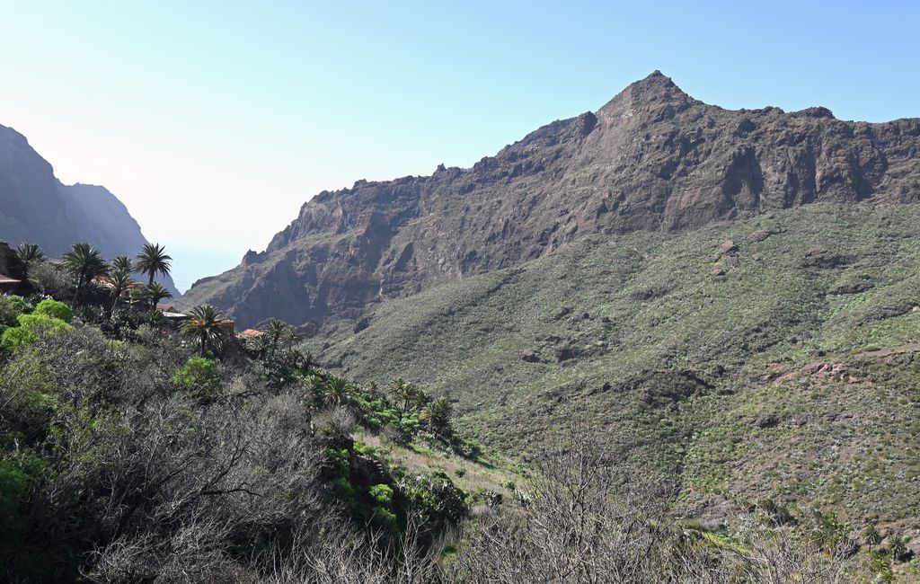 Ausblick auf das Teno-Massiv auf Teneriffa