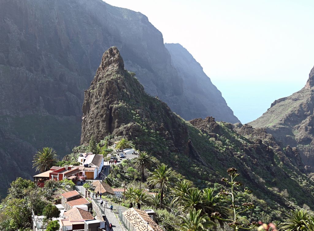 Ausblick auf das Dorf Masca auf Teneriffa