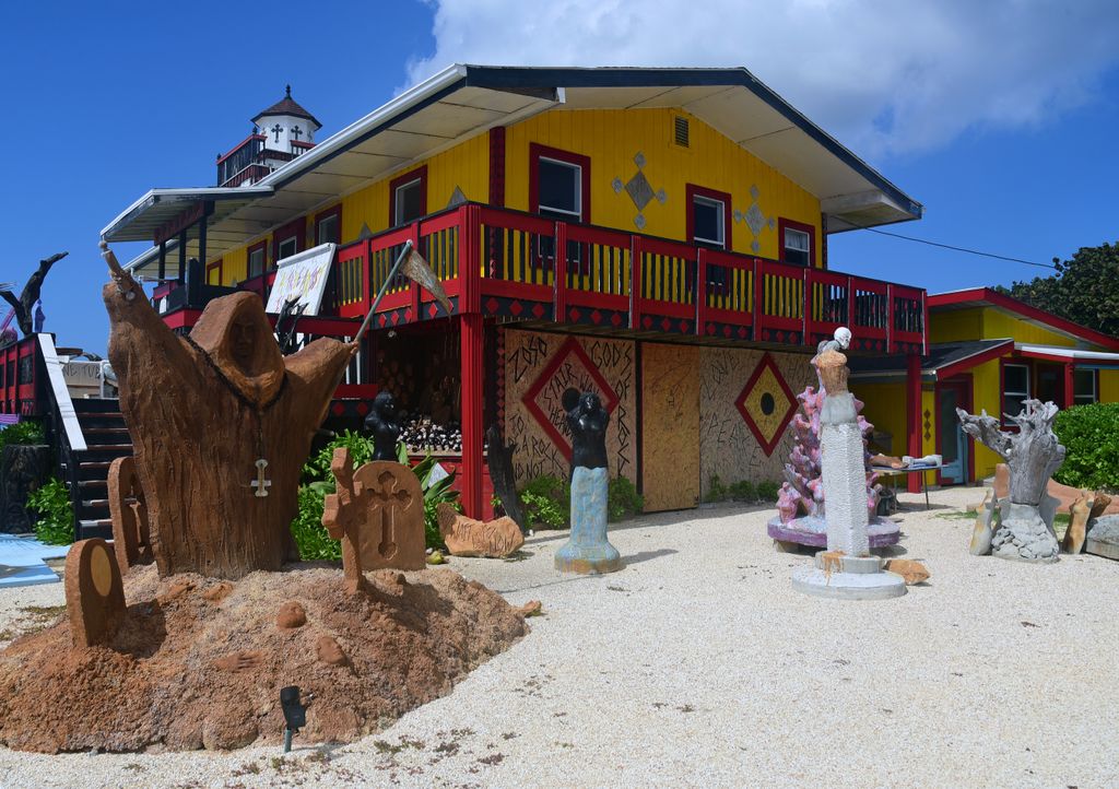 Das Haus des Künstlers Ron Foots Kynes, Cayman Brac