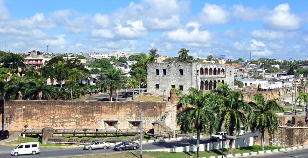Blick auf die Altstadt von Santa Domingo