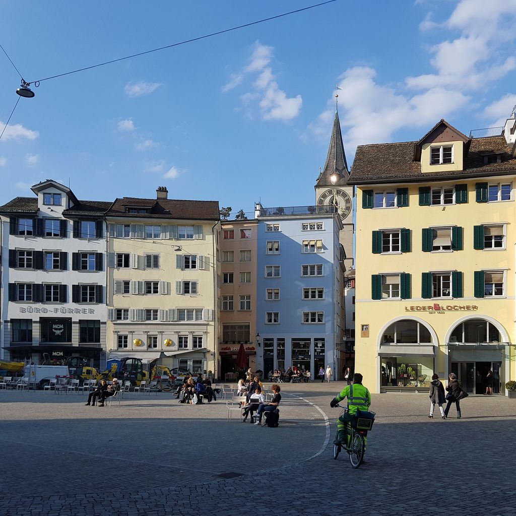 Unterwegs in Zürich (Handy-Bild)