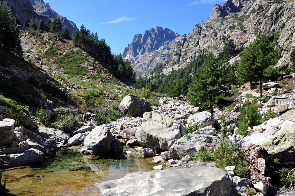 In der Tavignano-Schlucht