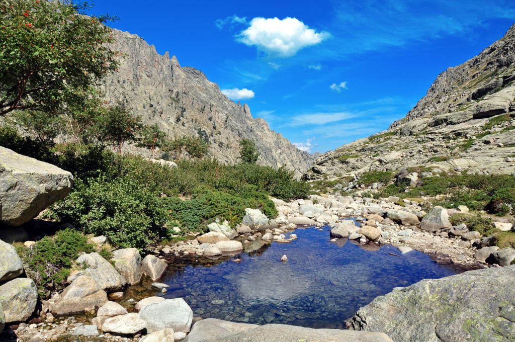 In der Tavignano-Schlucht