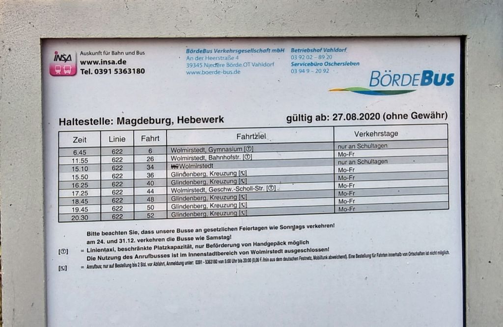 Nahverkehr in Rothensee