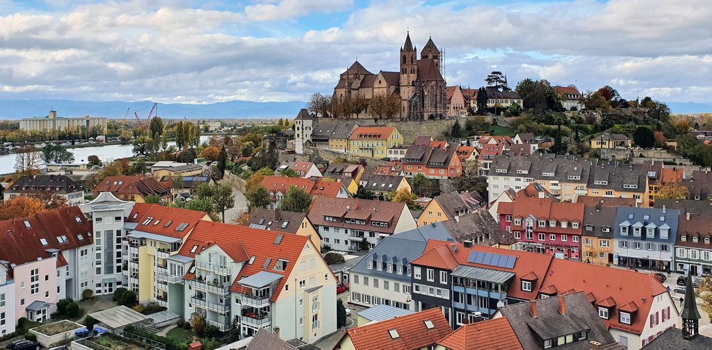 Blick auf Breisach