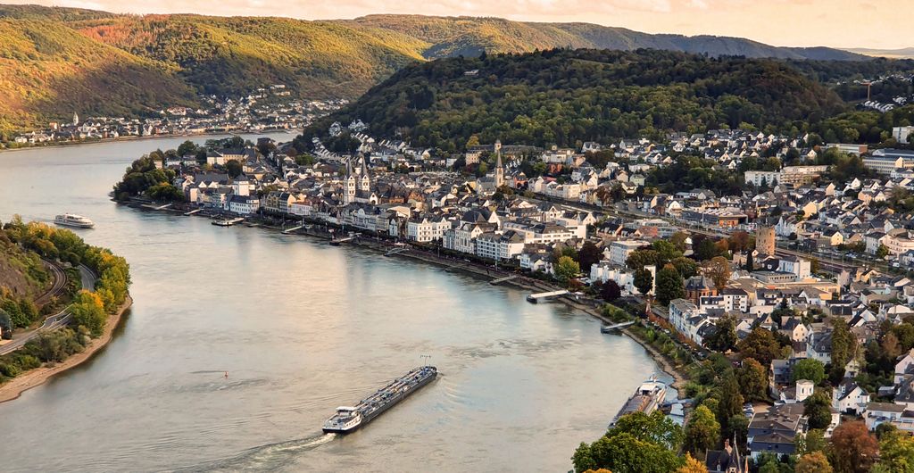 Blick auf Boppard