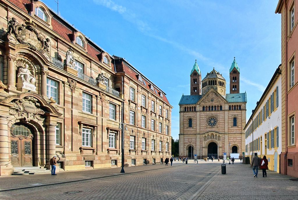 Die Maximilianstraße in Speyer
