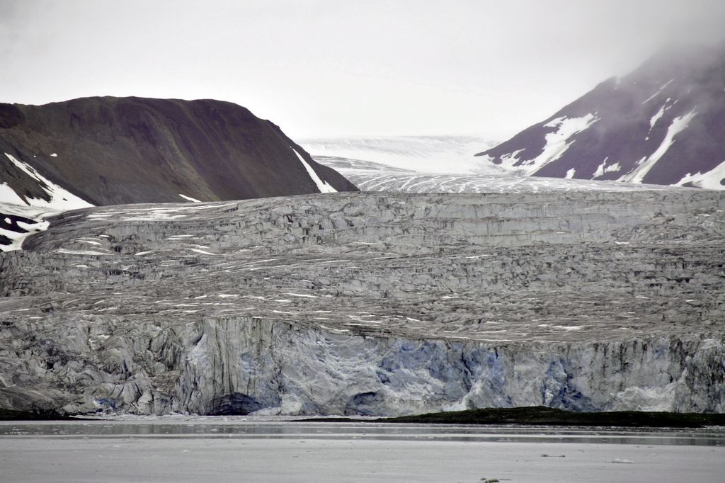 Der Esmarkglacier in Spitzbergen