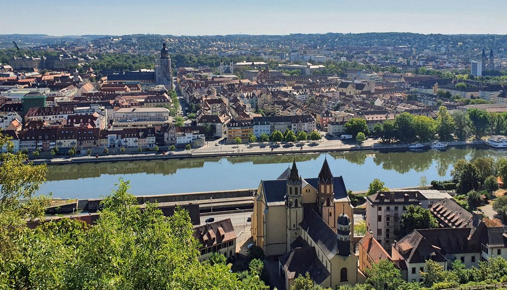 Blick auf Würzburg