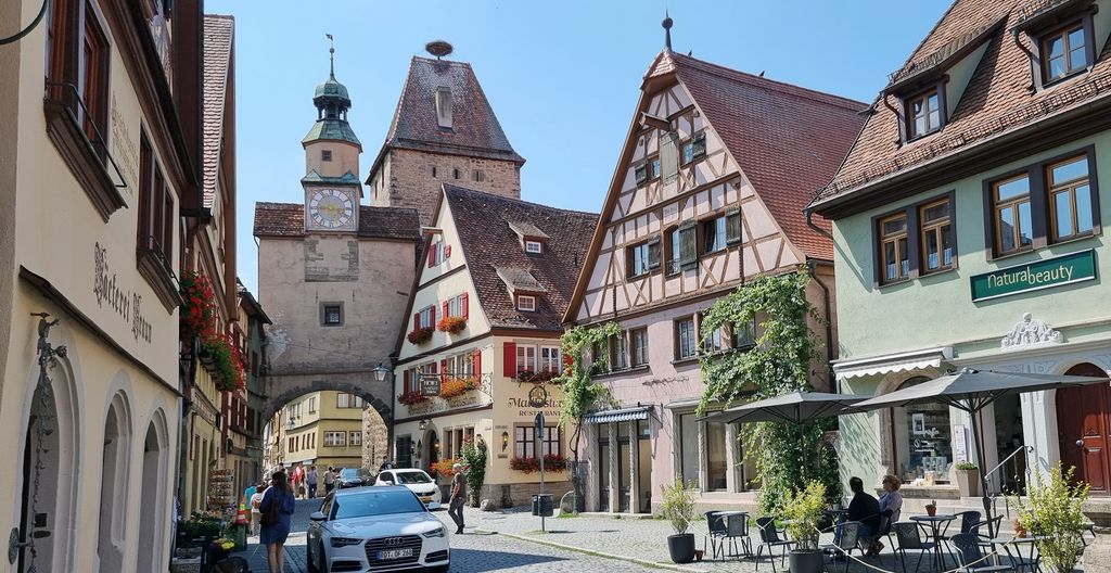 Der Markusturm in Rothenburg ob der Tauber