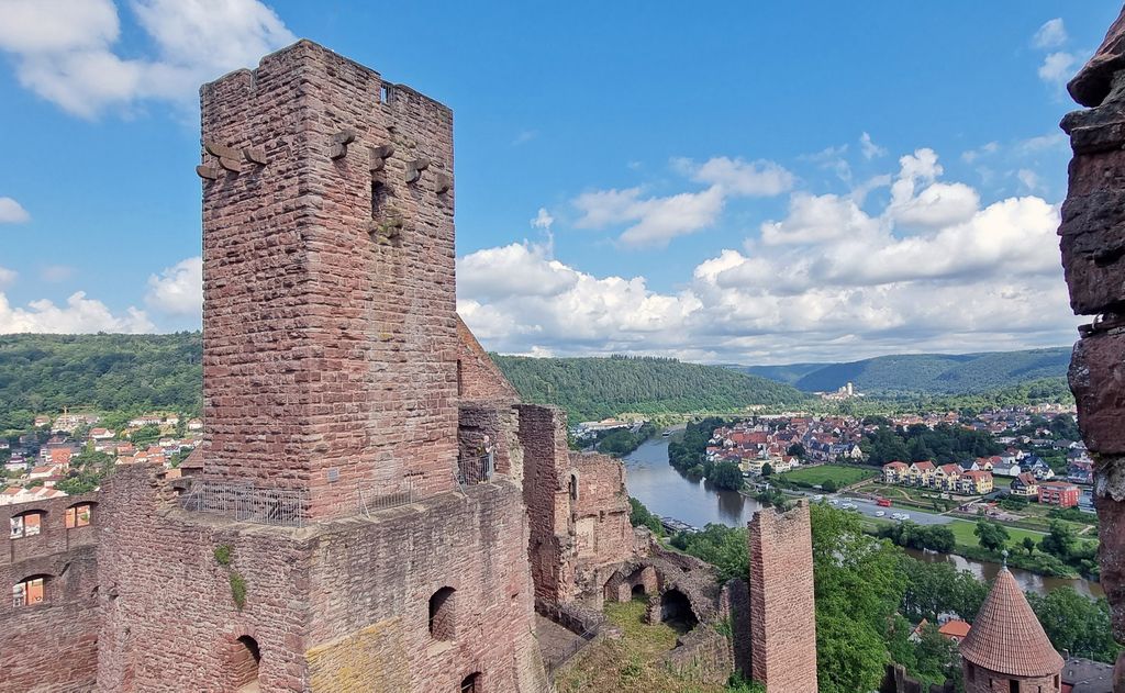 Ausblick auf Wertheim und die Burg