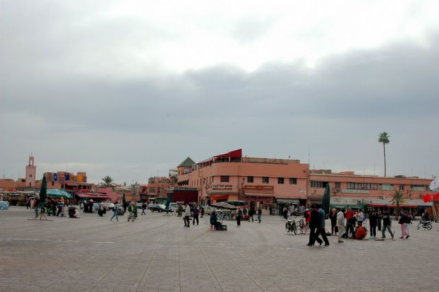 Der Platz Djamaa el-Fna