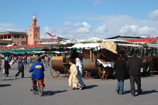 Der Platz Djamaa el-Fna